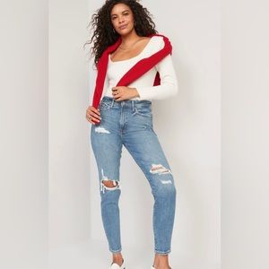 Old Navy High Rise Straight Ankle Jeans Size 4